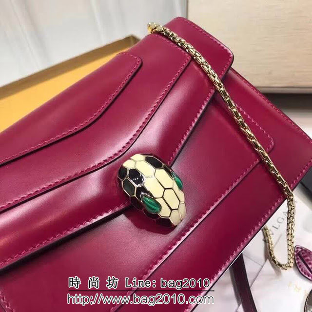 BVLGARI寶格麗 專櫃新款 蛇頭扣環 單層蛇頭包 鏈條單肩斜挎包 B39174 FYD1325
